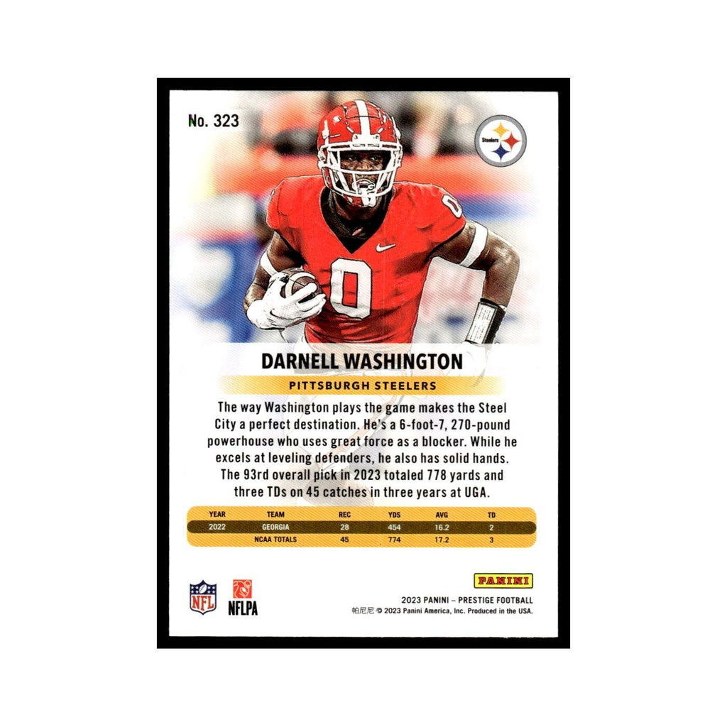 Darnell Washington 2023 Panini Prestige #323 Pittsburgh Steelers NM