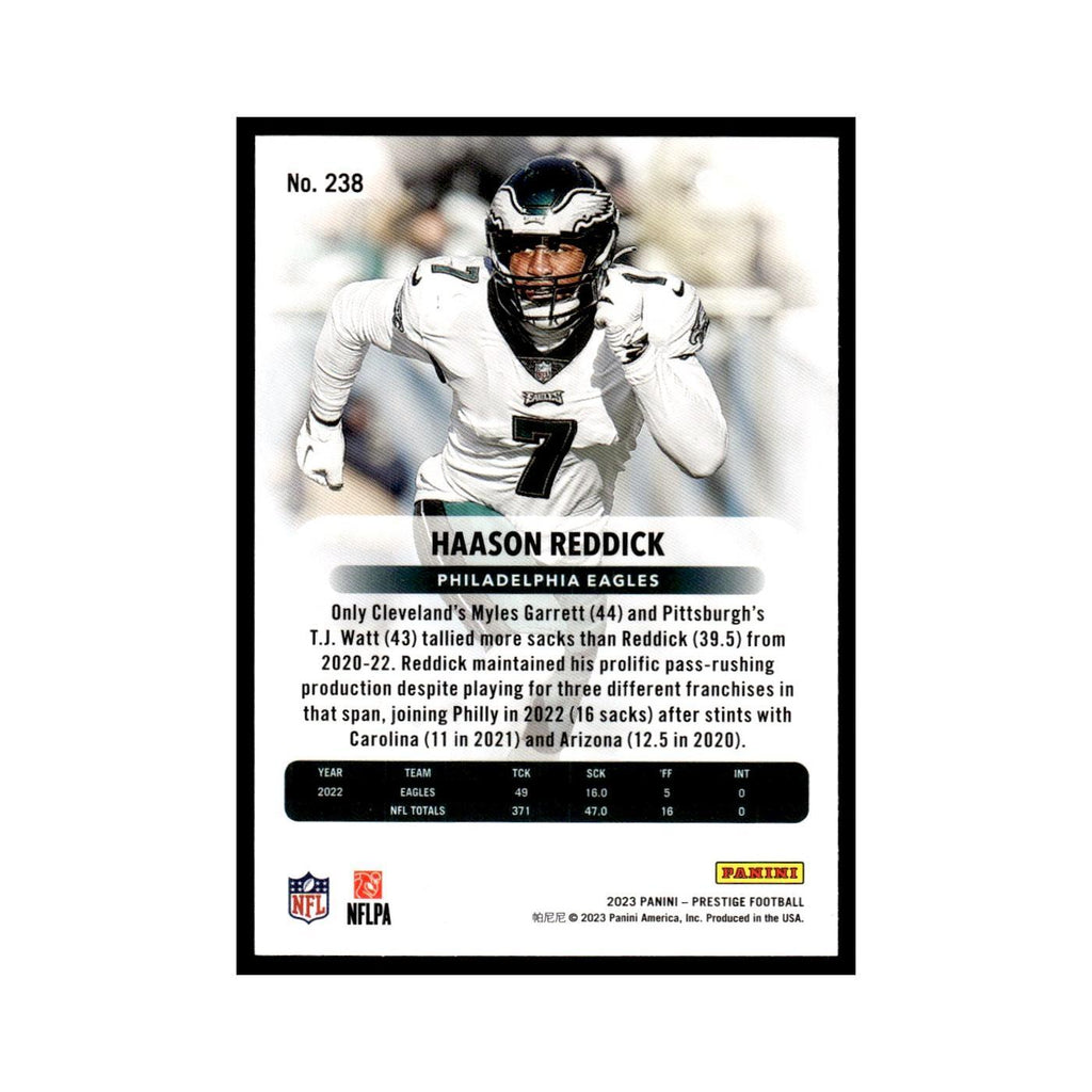 Haason Reddick 2023 Panini Prestige #238 Philadelphia Eagles Football Card NM