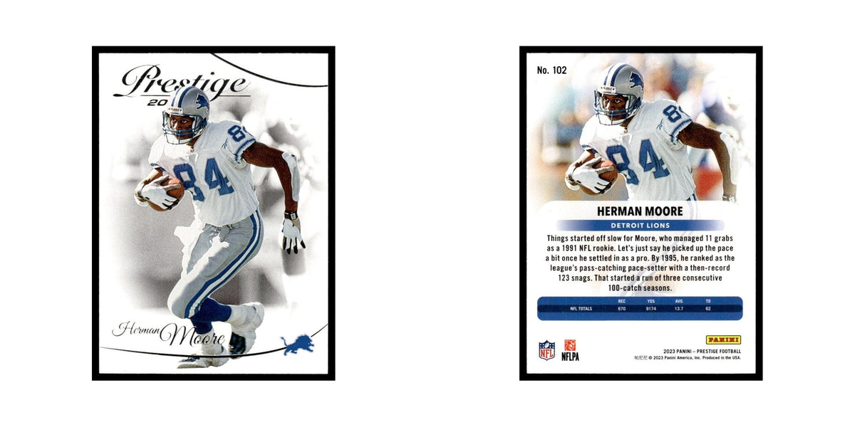 Herman Moore 2023 Panini Prestige #102 Detroit Lions Football Card NM