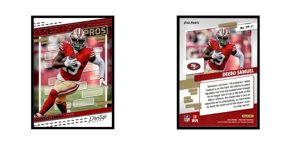 Deebo Samuel 2023 Panini Prestige #PP-11 San Francisco 49ers Football Card NM