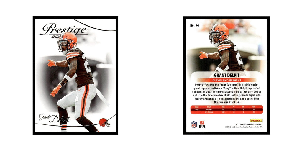 Grant Delpit 2023 Panini Prestige #74 Cleveland Browns Football Card NM