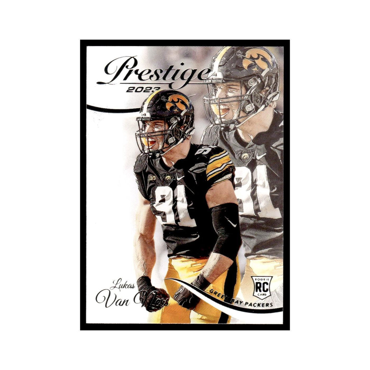 Lukas Van Ness 2023 Panini Prestige #359 Green Bay Packers Football Card NM
