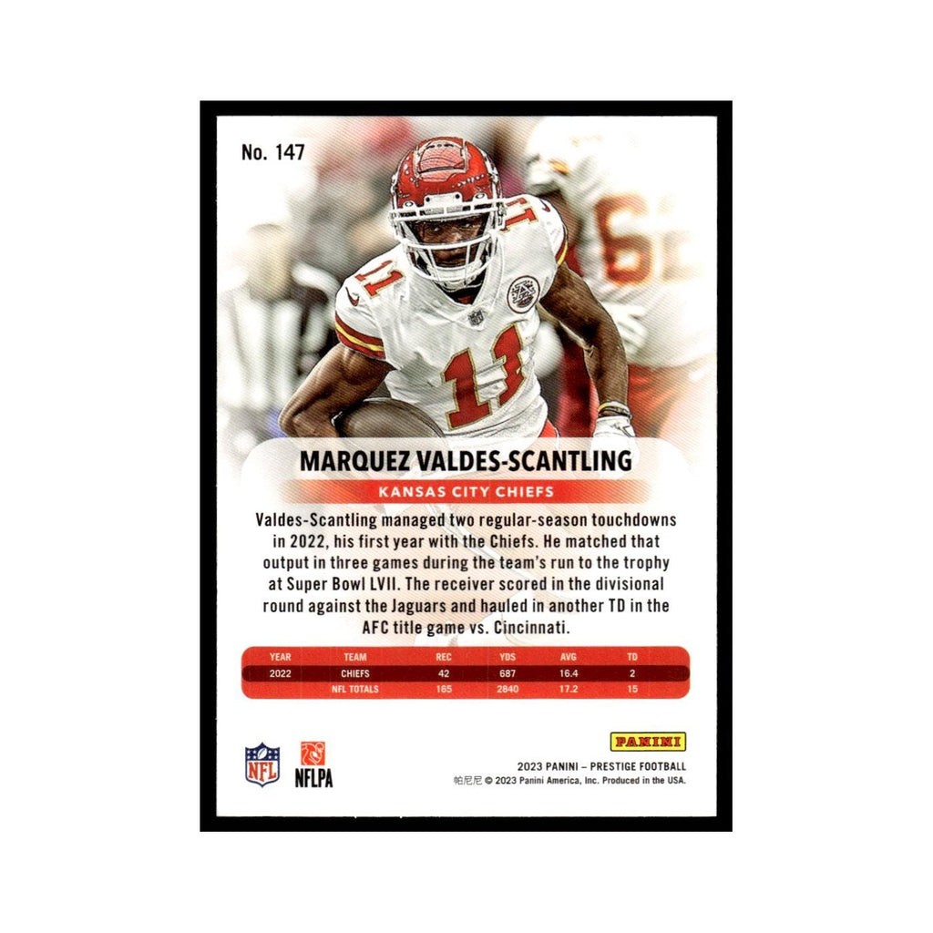 Marquez Valdes-Scantling 2023 Panini Prestige #147 Kansas City Chiefs NM