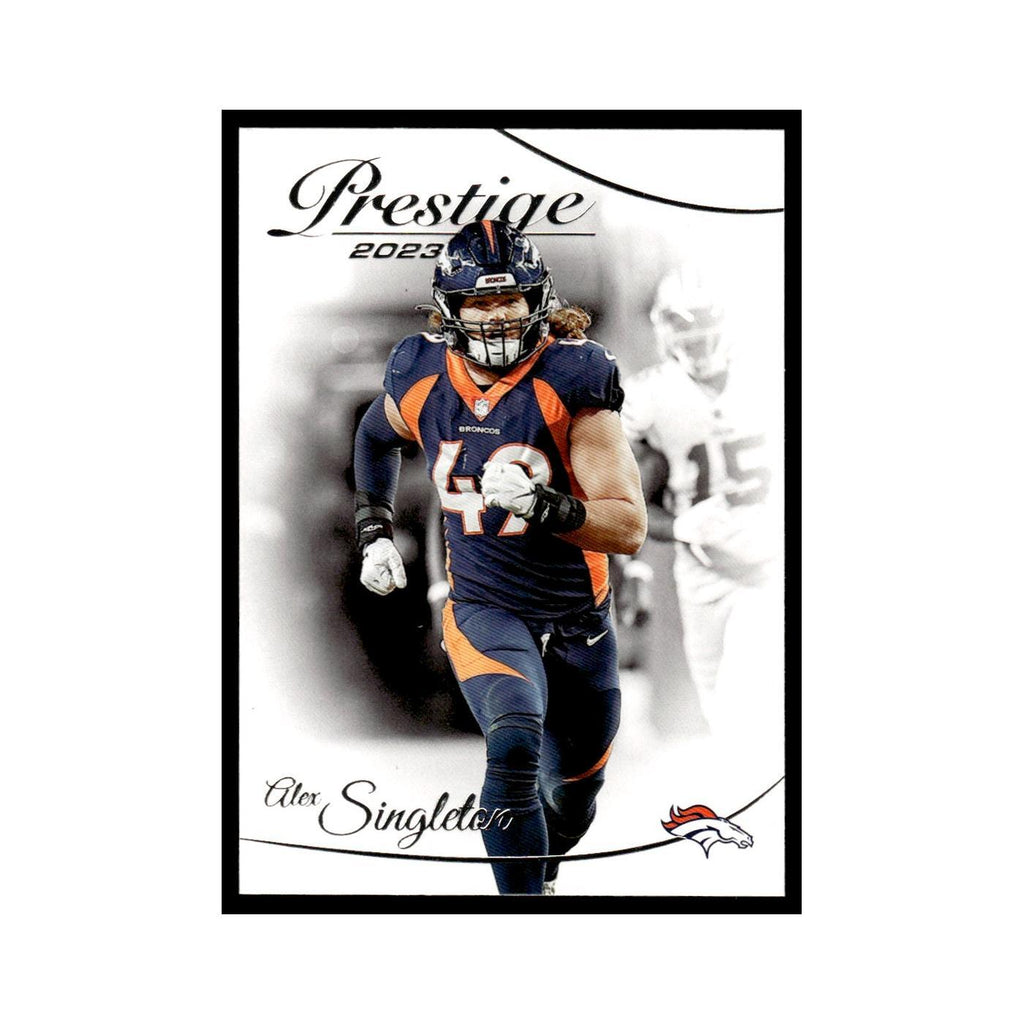 Alex Singleton 2023 Panini Prestige #88 Denver Broncos Football Card NM