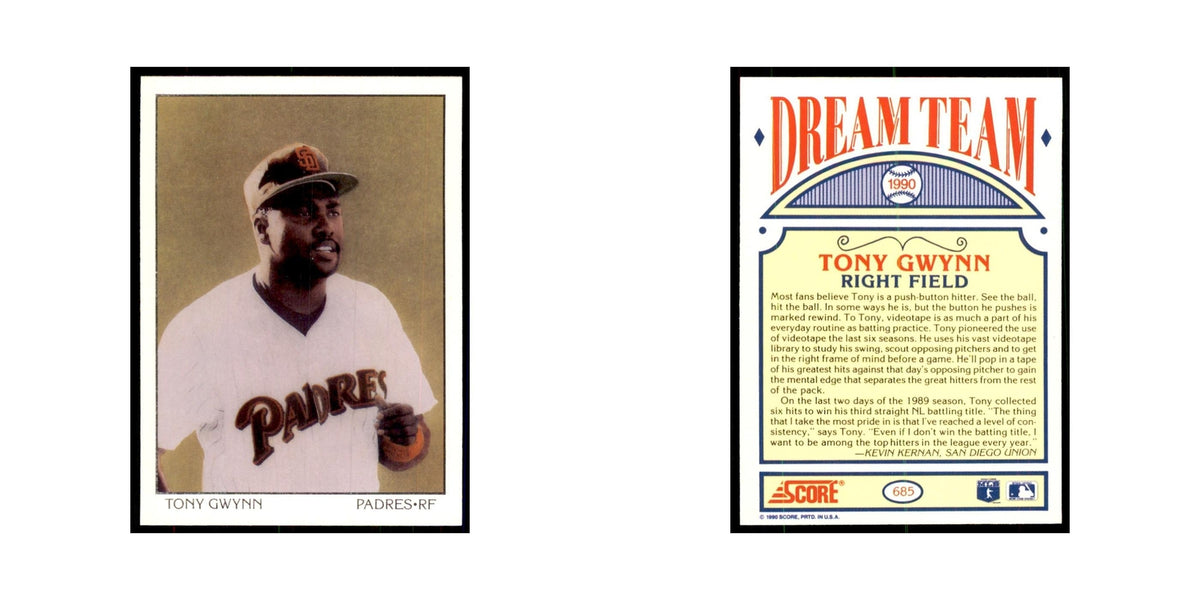 1990 Score Tony Gwynn Baseball Cards #685