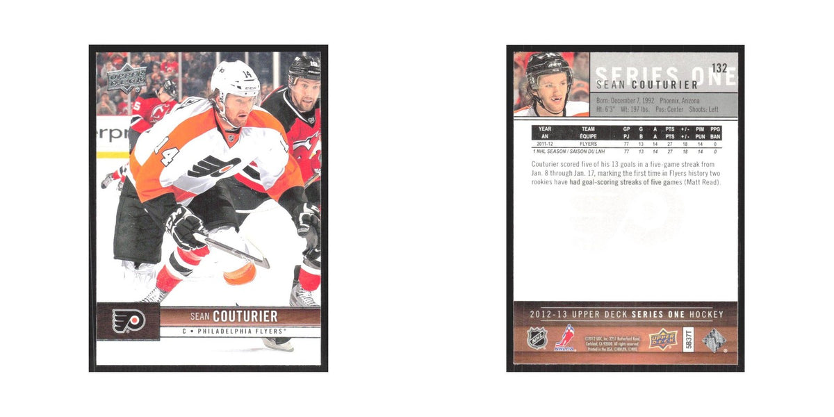 2012 Upper Deck Sean Couturier Philadelphia Flyers #132