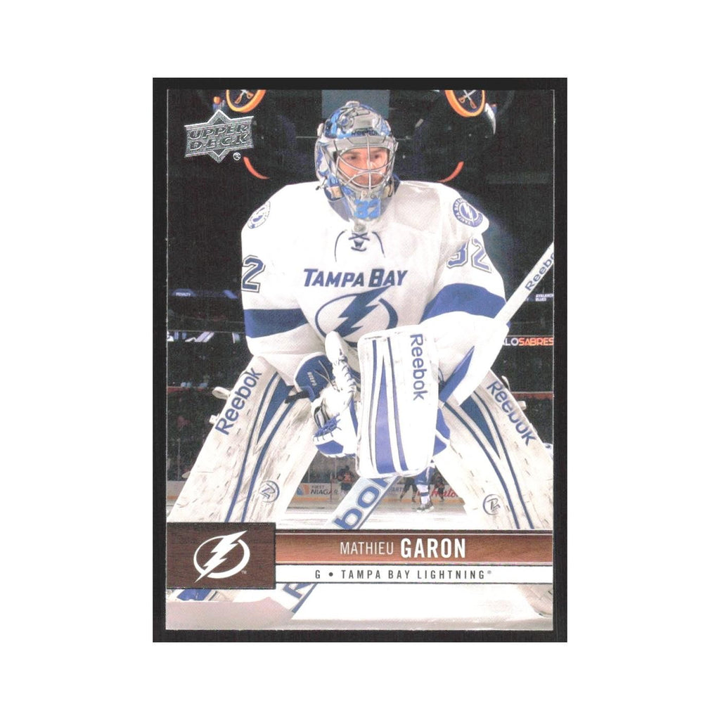 2012 Upper Deck Mathieu Garon Tampa Bay Lightning #171