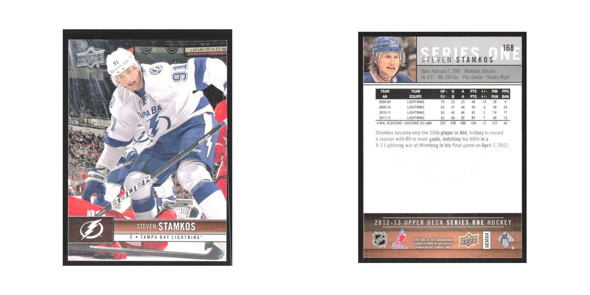 2012 Upper Deck Steven Stamkos Tampa Bay Lightning #168