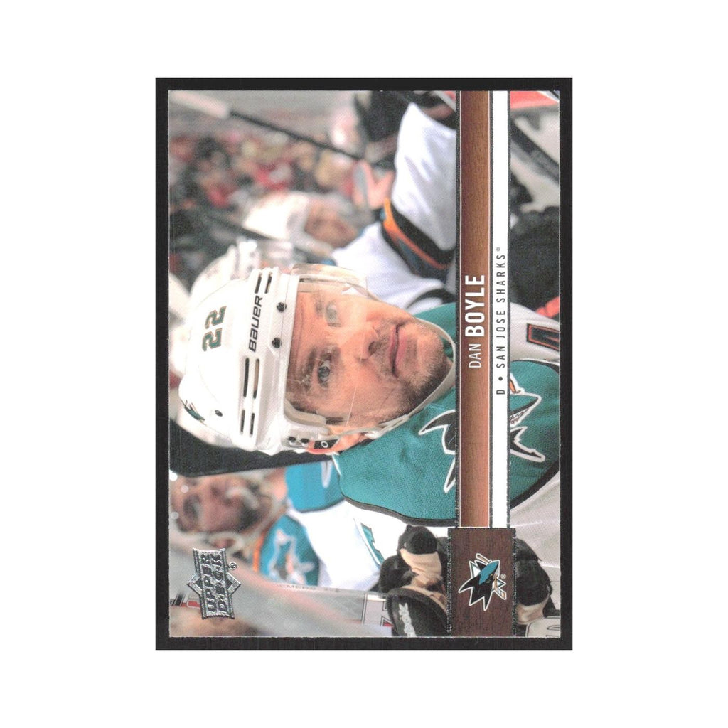 2012 Upper Deck Dan Boyle San Jose Sharks #155