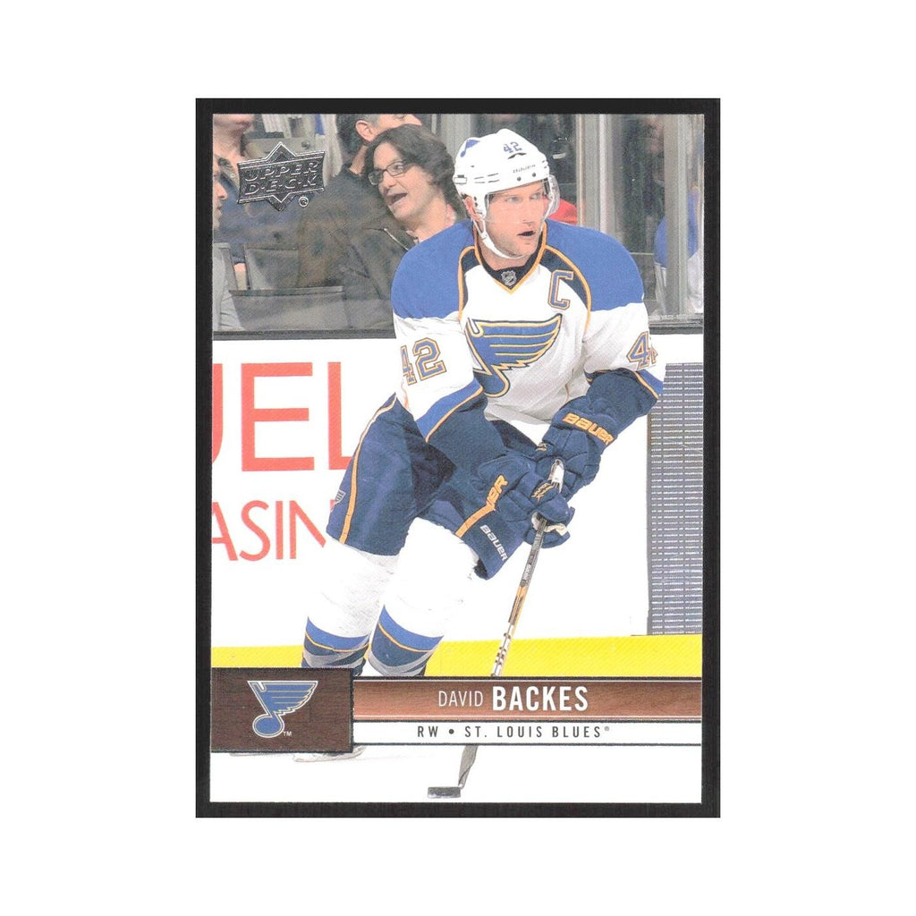 2011 Upper Deck David Backes St. Louis Blues #161
