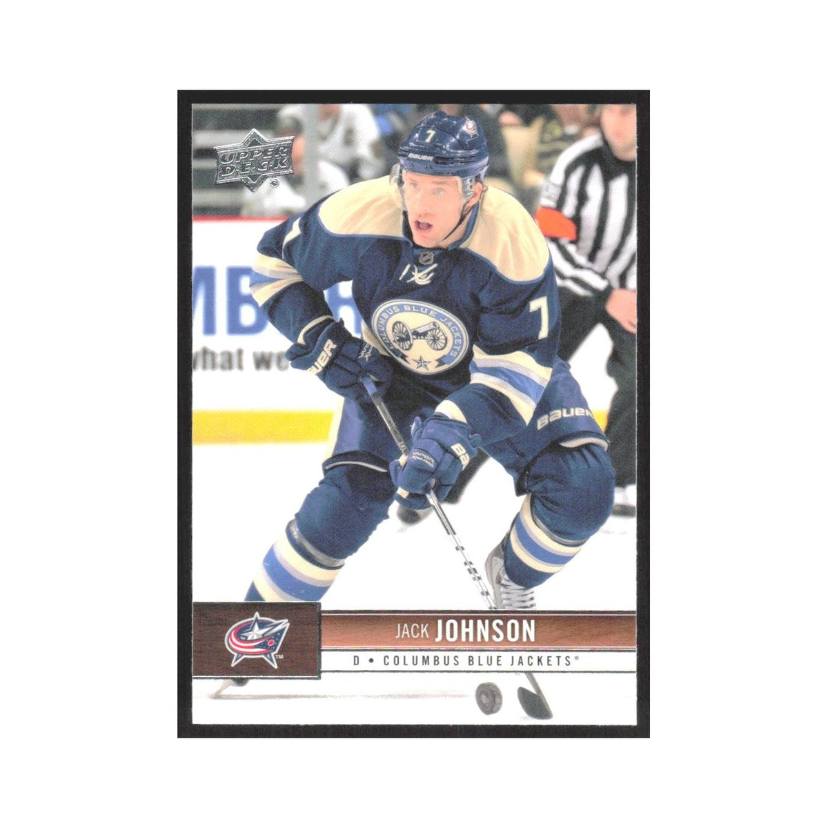 2012 Upper Deck Jack Johnson Auto Los Angeles Kings #49