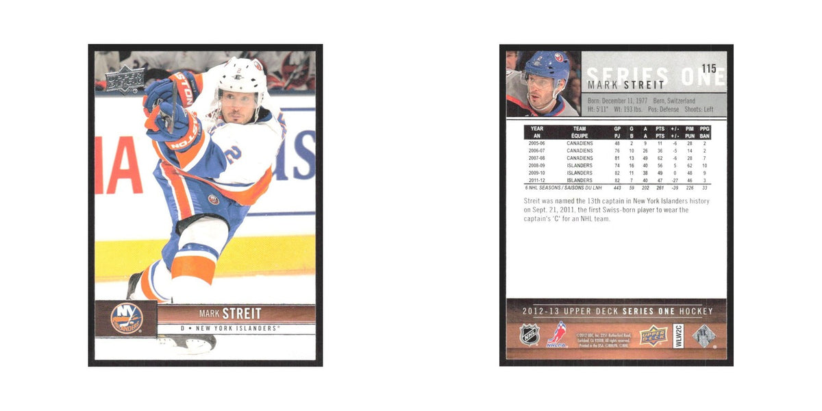 2012 Upper Deck Mark Streit New York Islanders #115