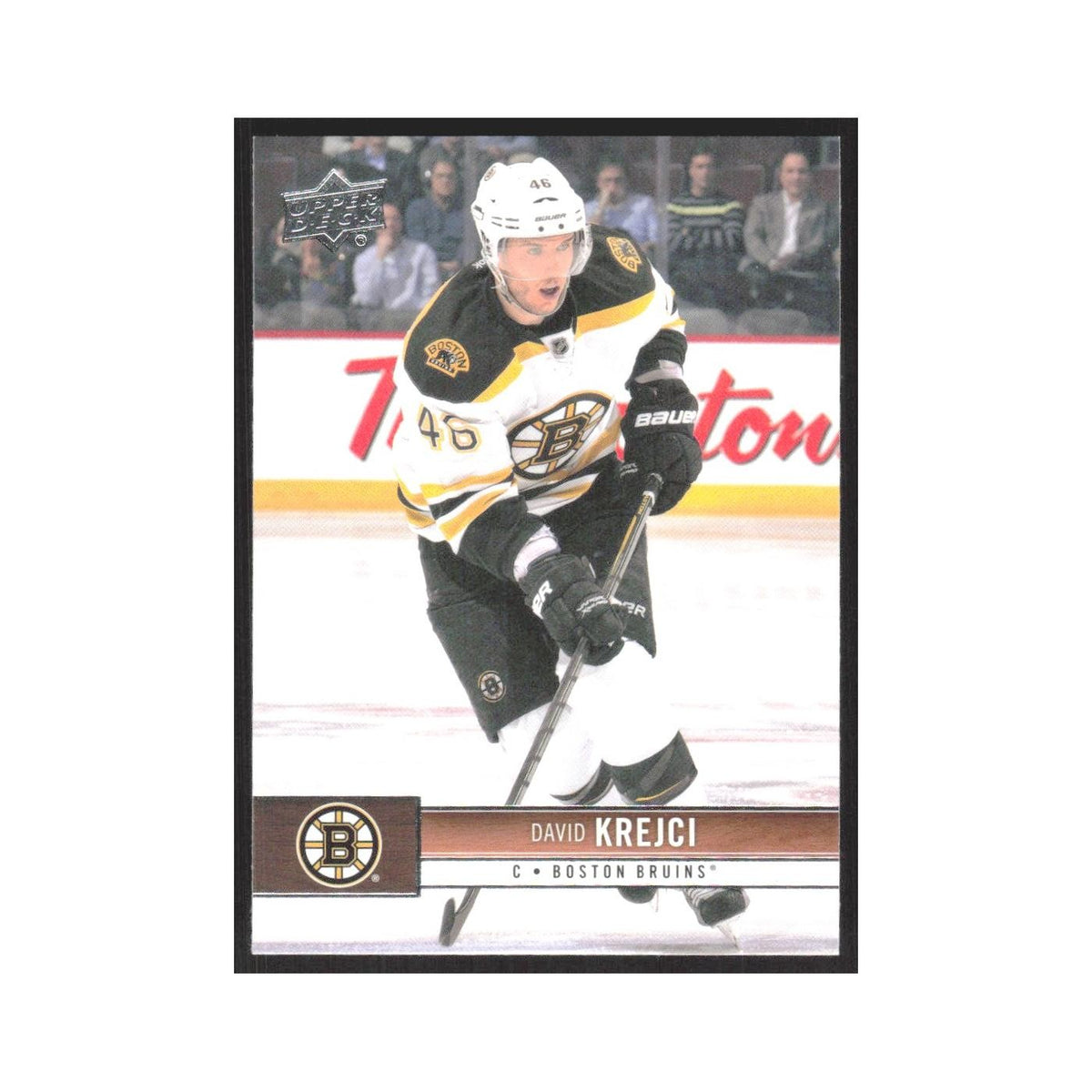 2012 Upper Deck David Krejci Boston Bruins #9