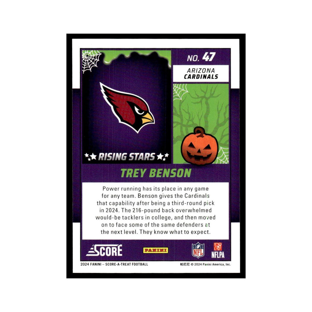 Trey Benson 2024 Score-A-Treat #47 Arizona Cardinals Football Card NM