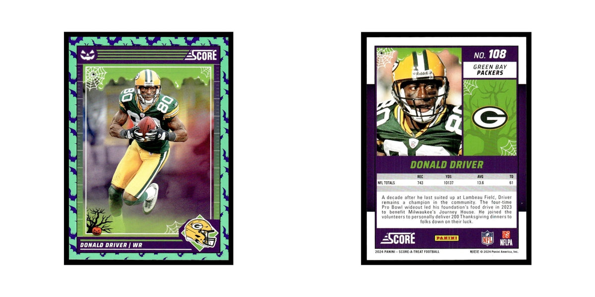 Donald Driver 2024 Score-A-Treat #108 Green Bay Packers Football Card NM