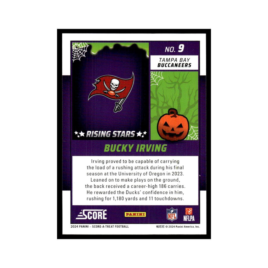 Bucky Irving 2024 Score-A-Treat #9 Tampa Bay Buccaneers Football Card NM