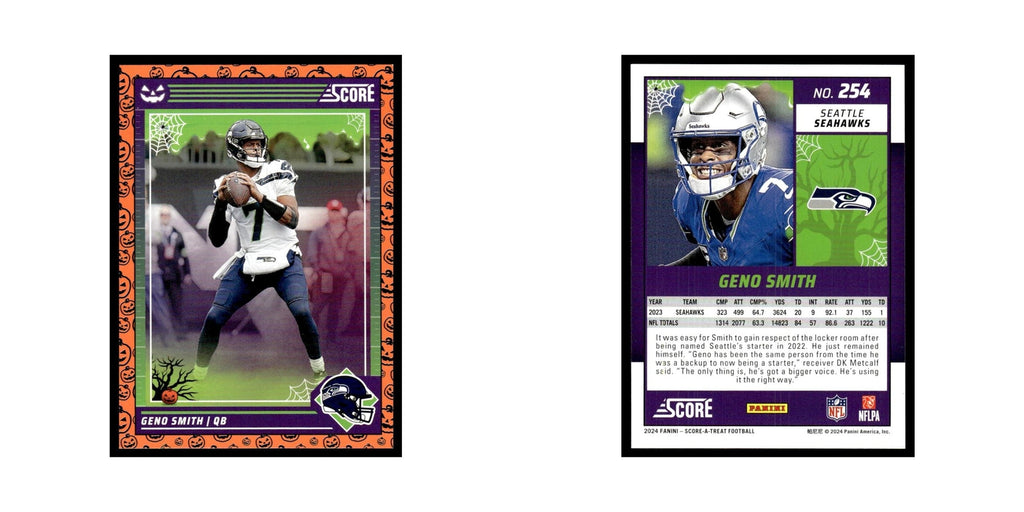 Geno Smith 2024 Score-A-Treat #254 Seattle Seahawks Football Card NM