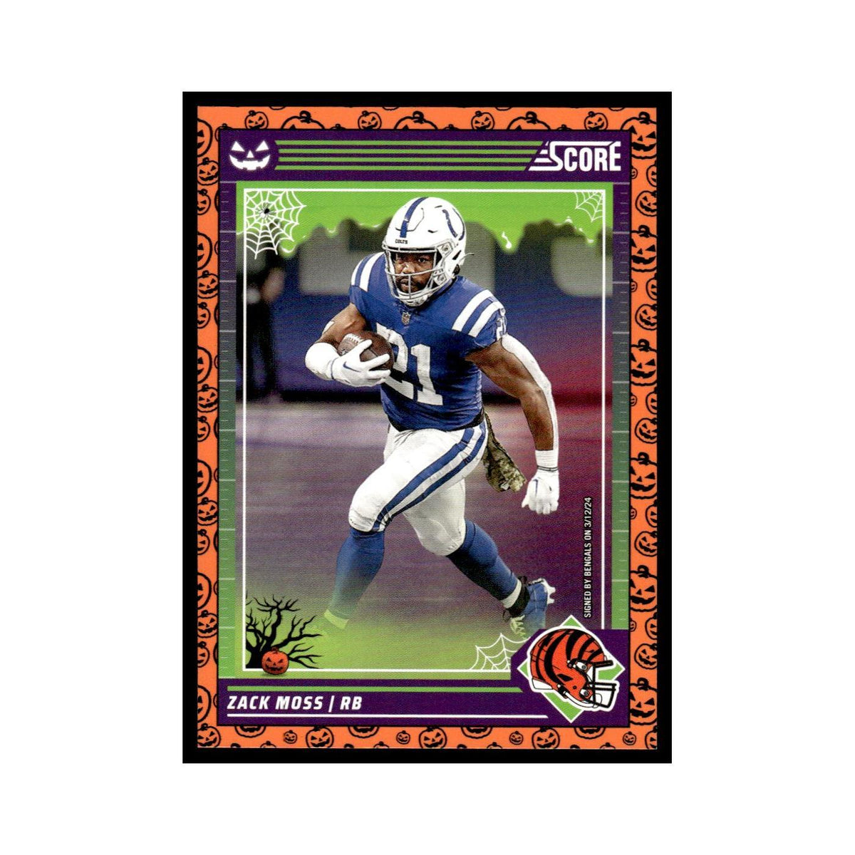Zack Moss 2024 Score-A-Treat #123 Cincinnati Bengals Football Card NM