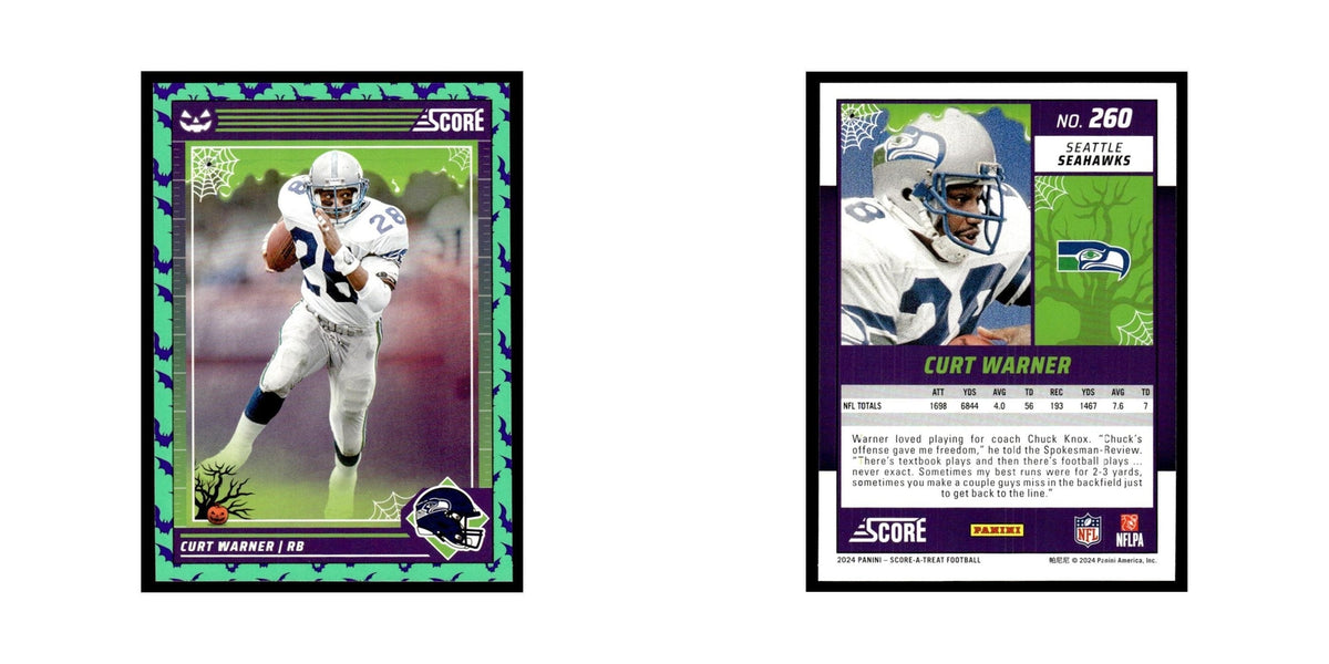 Curt Warner 2024 Score-A-Treat #260 Seattle Seahawks Football Card NM