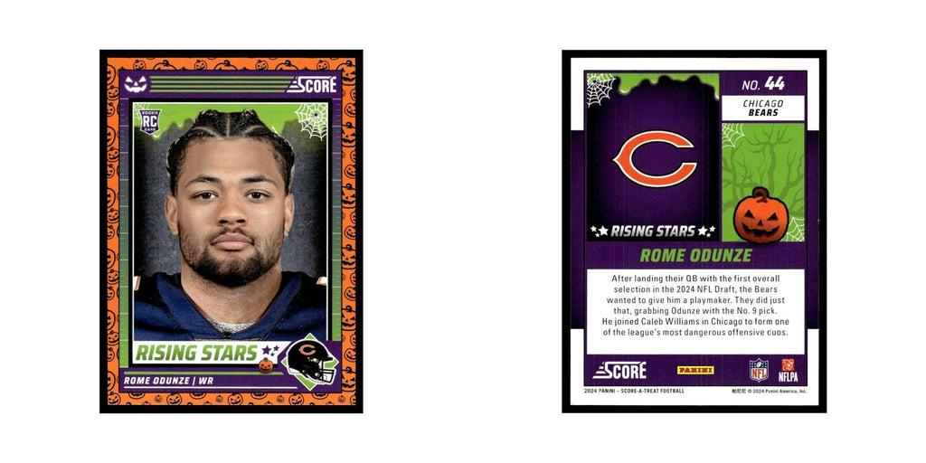 Rome Odunze 2024 Score-A-Treat #44 Chicago Bears Football Card NM