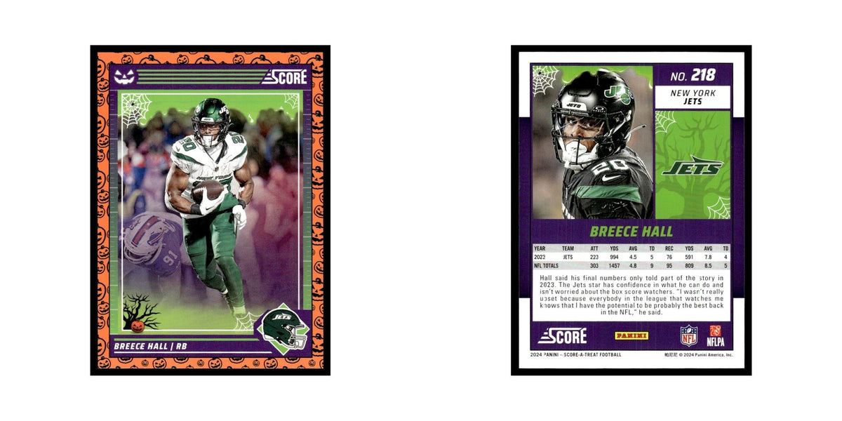 Breece Hall 2024 Score-A-Treat #218 New York Jets Football Card NM
