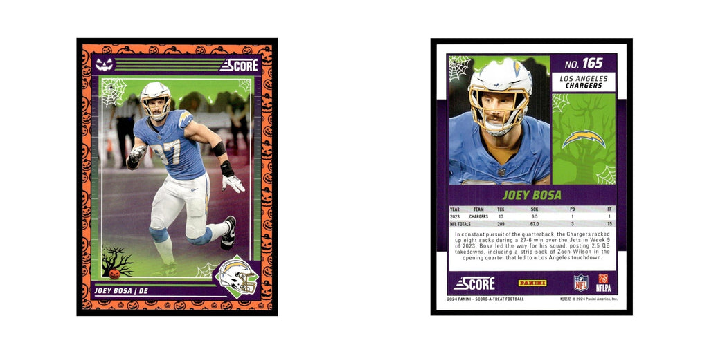 Joey Bosa 2024 Score-A-Treat #165 Los Angeles Chargers Football Card NM