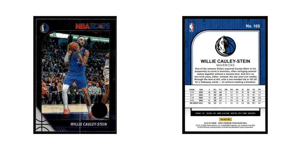 Willie Cauley-Stein 2019 Hoops Premium Stock #169 Golden State Warriors NM