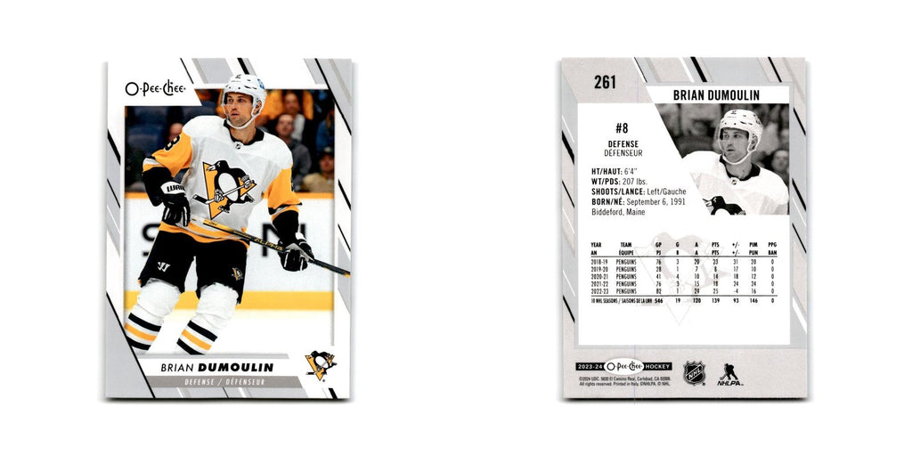 2023 O-Pee-Chee Brian Dumoulin Pittsburgh Penguins #261