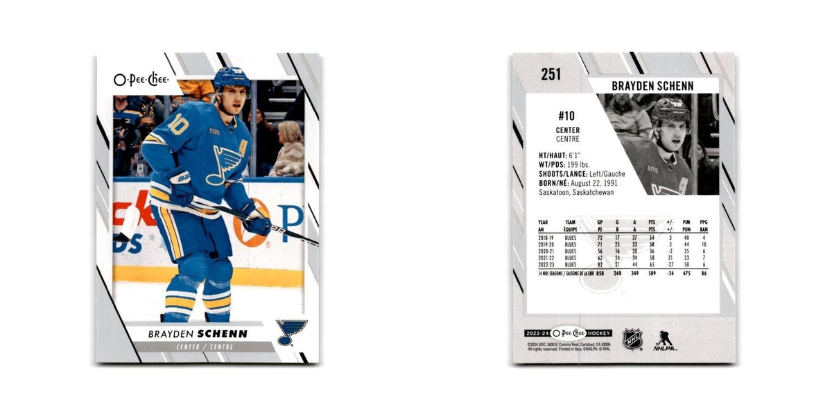 2023 O-Pee-Chee Brayden Schenn St. Louis Blues #251