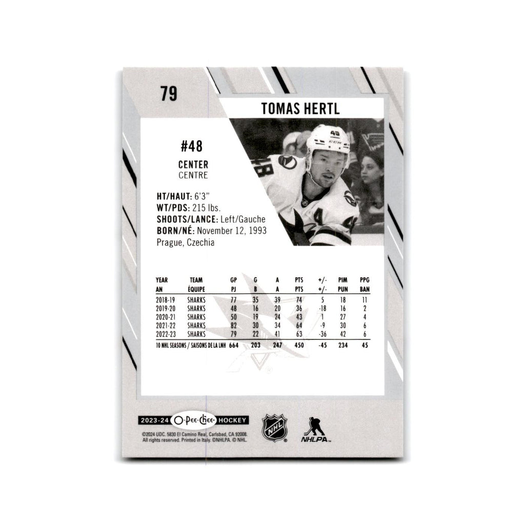 2023 O-Pee-Chee Tomas Hertl San Jose Sharks #79