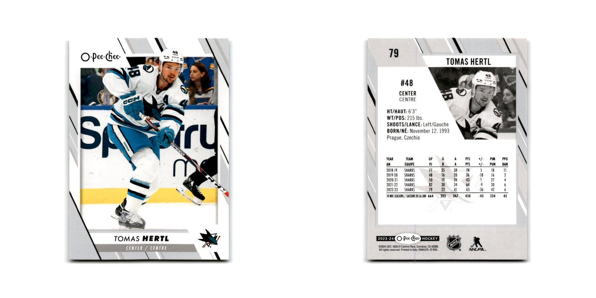 2023 O-Pee-Chee Tomas Hertl San Jose Sharks #79