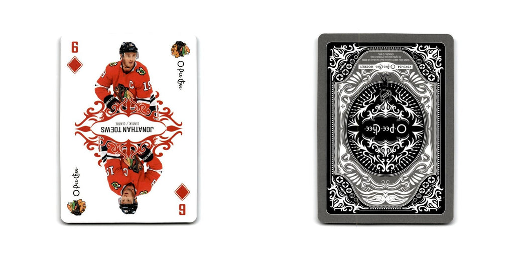 2023 O-Pee-Chee Jonathan Toews 6 of Diamonds Chicago Blackhawks #NNO