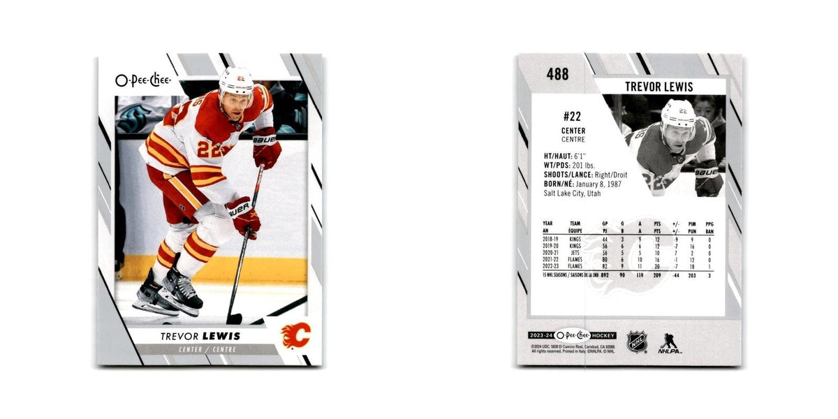 2023 O-Pee-Chee Trevor Lewis Calgary Flames #488