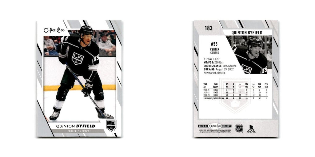 2023 O-Pee-Chee Quinton Byfield Los Angeles Kings #183