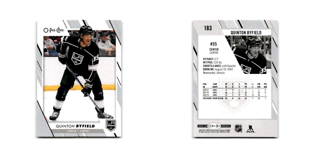 2023 O-Pee-Chee Quinton Byfield Los Angeles Kings #183