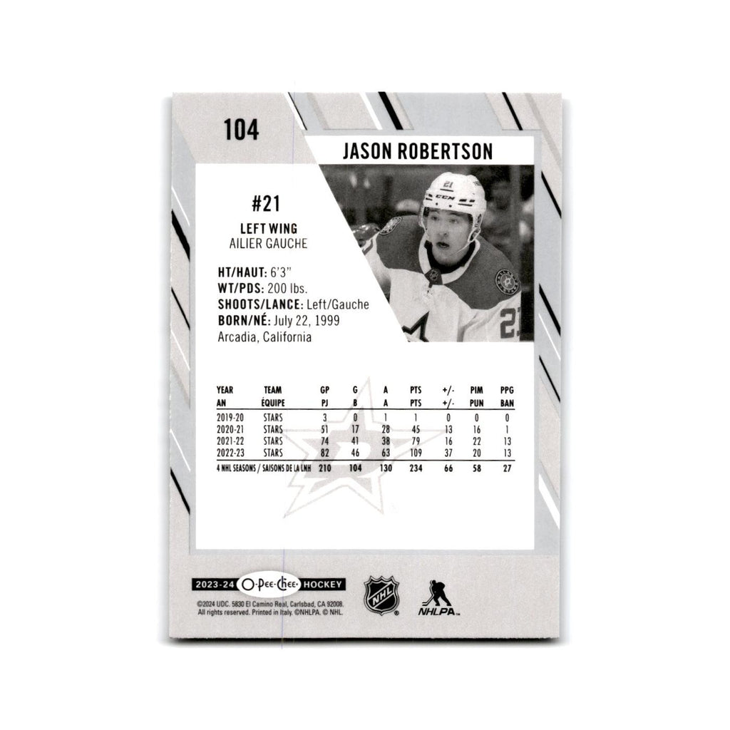 2023 O-Pee-Chee Jason Robertson Dallas Stars #104