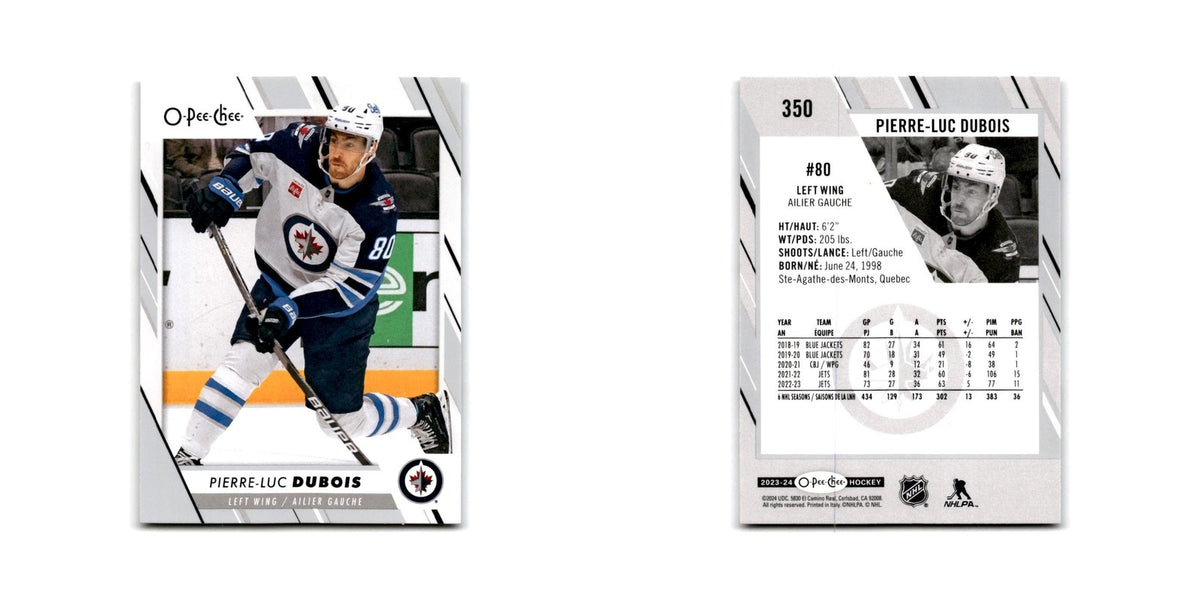 2023 O-Pee-Chee Pierre-Luc Dubois Winnipeg Jets #350