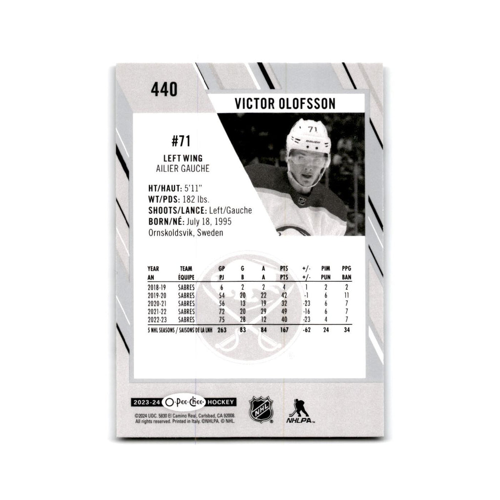 2023 O-Pee-Chee Victor Olofsson Buffalo Sabres #440
