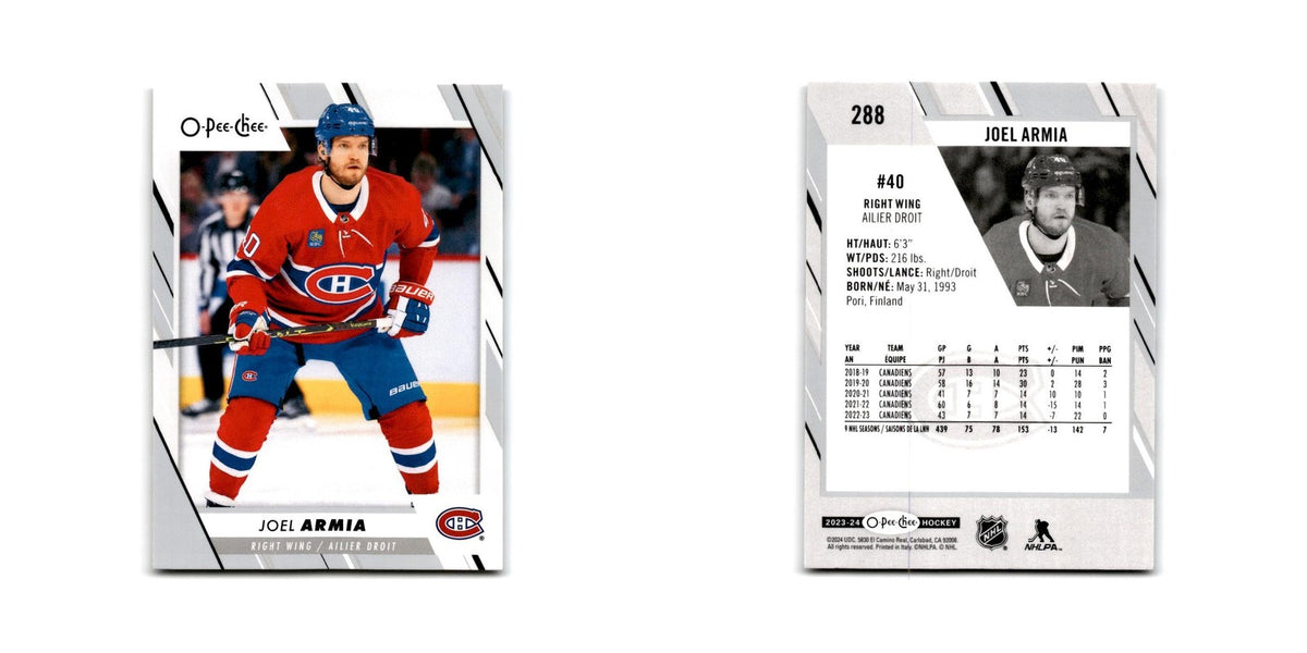 2023 O-Pee-Chee Joel Armia Montreal Canadiens #288