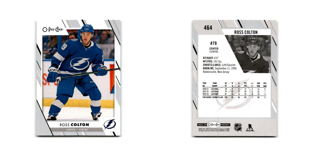 2023 O-Pee-Chee Ross Colton Tampa Bay Lightning #464