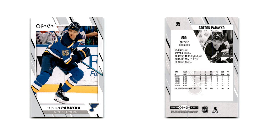 2023 O-Pee-Chee Colton Parayko St. Louis Blues #95