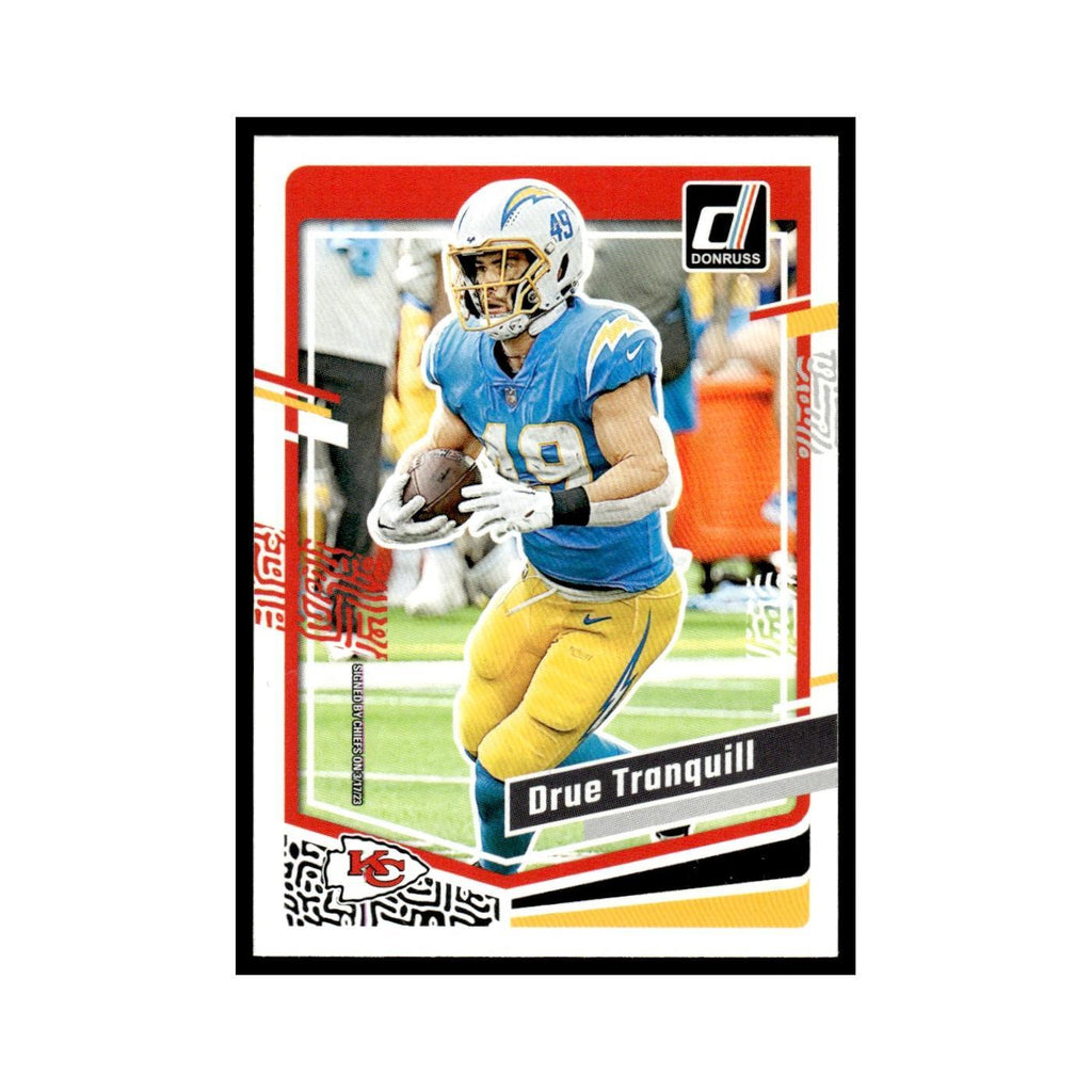 Drue Tranquill 2023 Donruss #156 Kansas City Chiefs Football Card NM