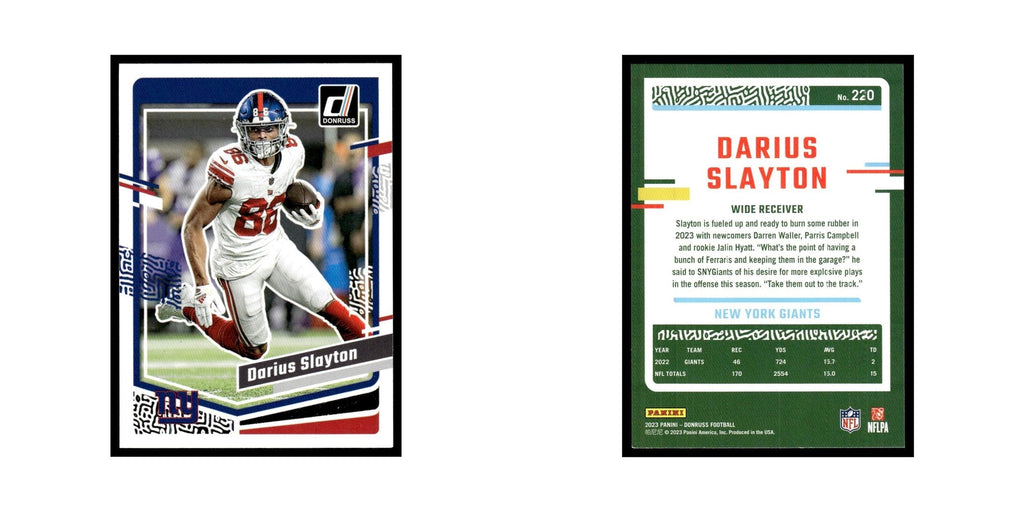 Darius Slayton 2023 Donruss #220 New York Giants Football Card NM
