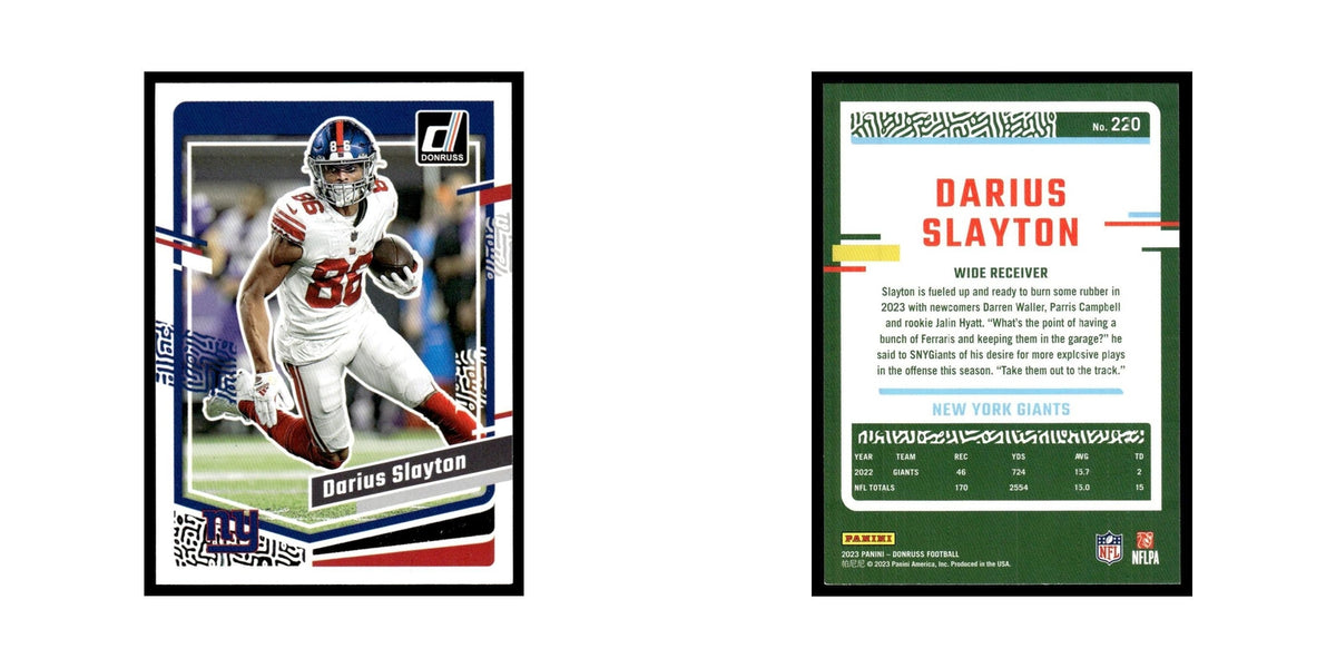 Darius Slayton 2023 Donruss #220 New York Giants Football Card NM