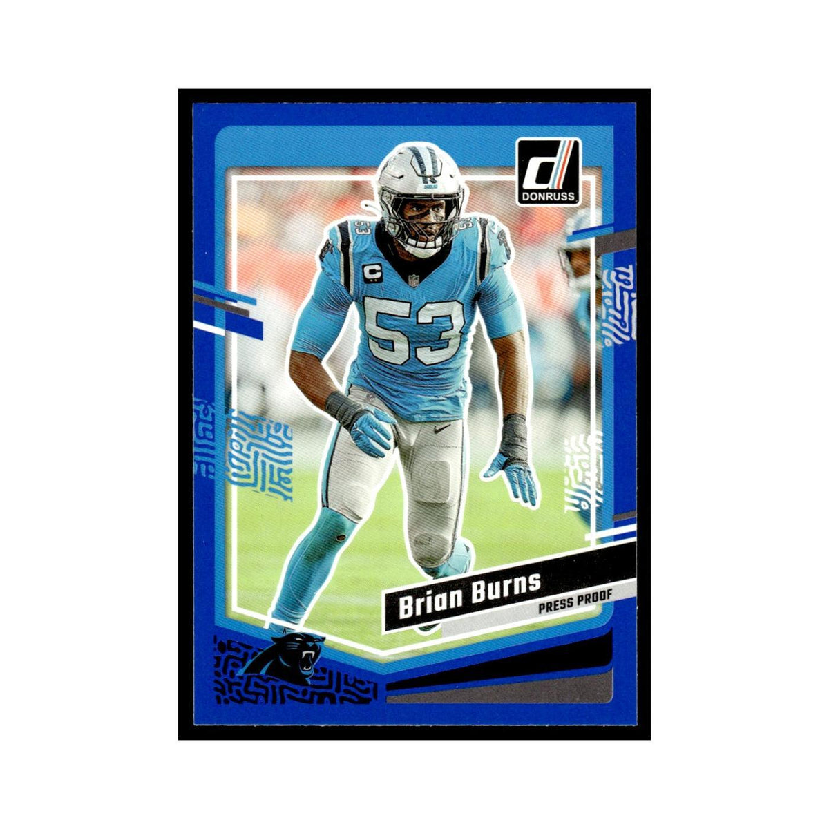 Brian Burns 2023 Donruss #39 Carolina Panthers Football Card NM
