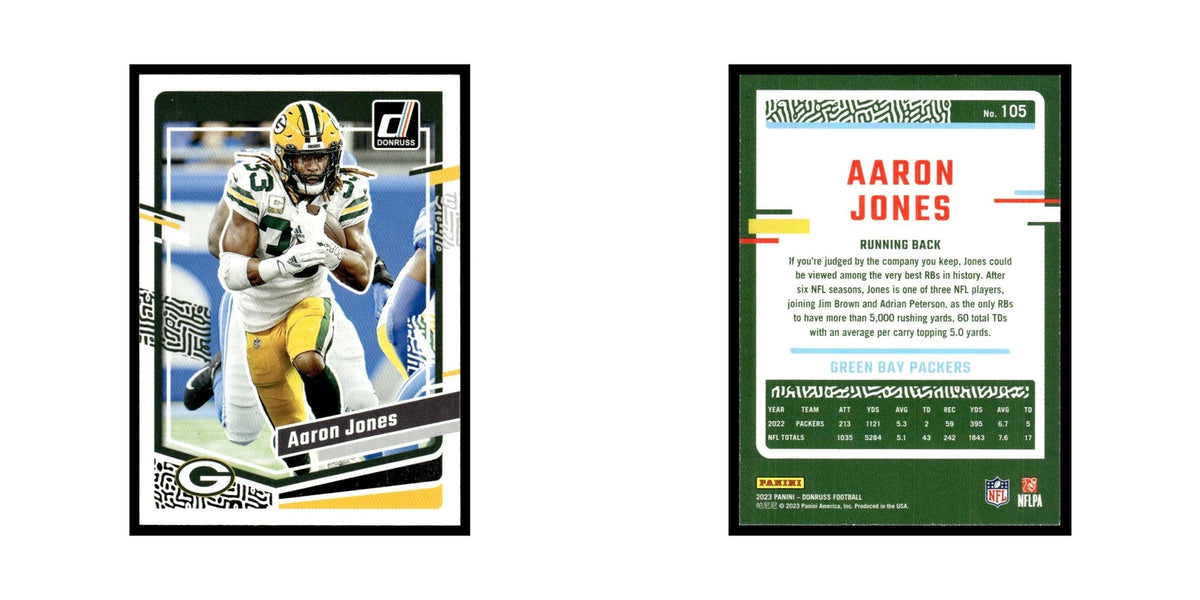 Aaron Jones 2023 Donruss #105 Green Bay Packers Football Card NM