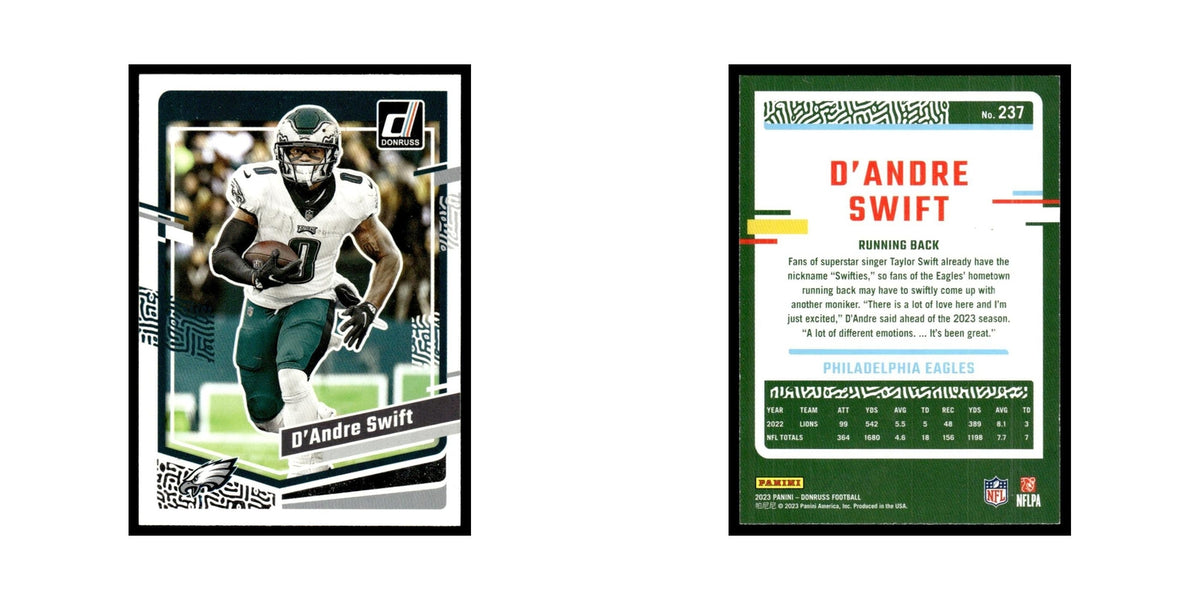D'Andre Swift 2023 Donruss #237 Philadelphia Eagles Football Card NM