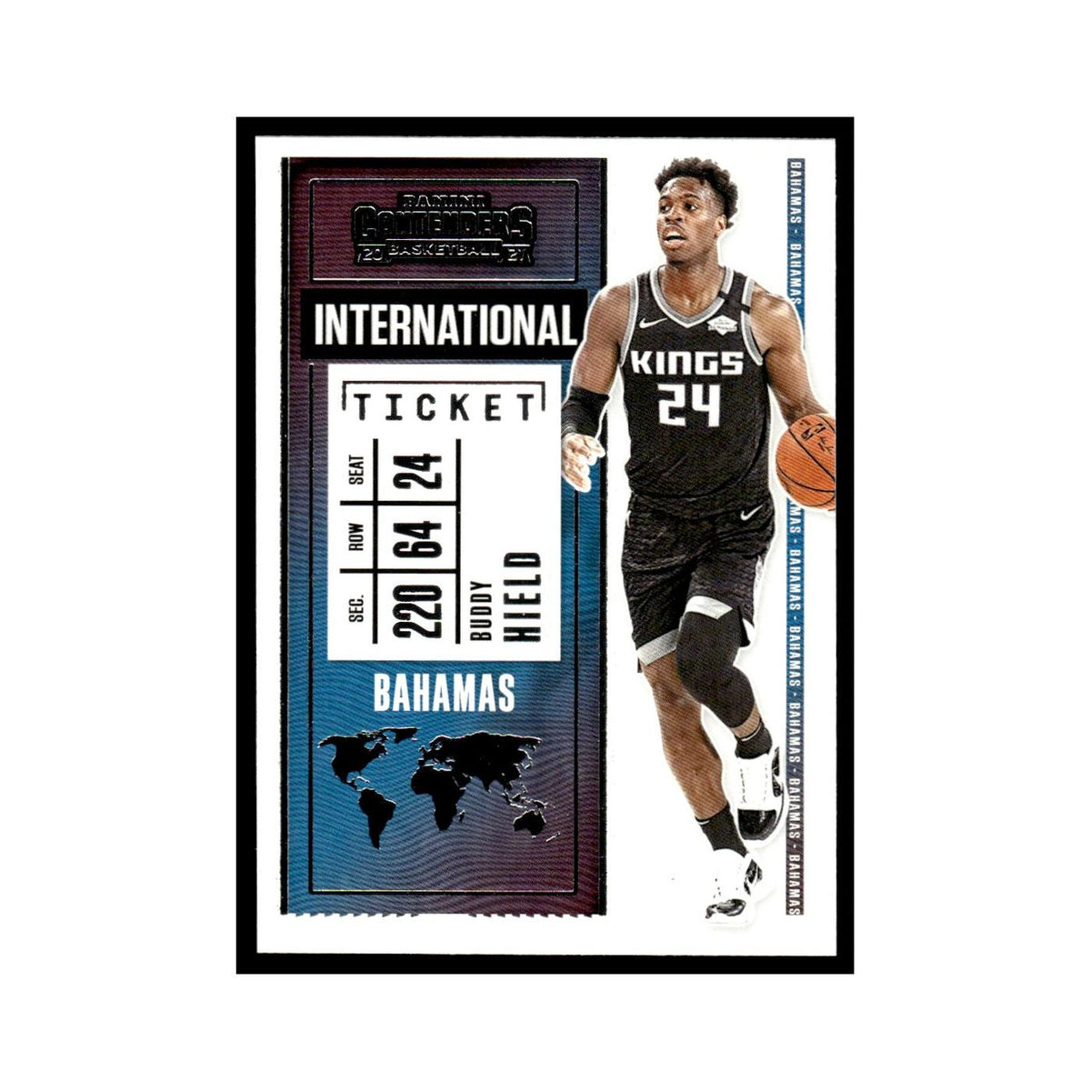 Buddy Hield 2020 Panini Contenders #6 Sacramento Kings Basketball Card NM