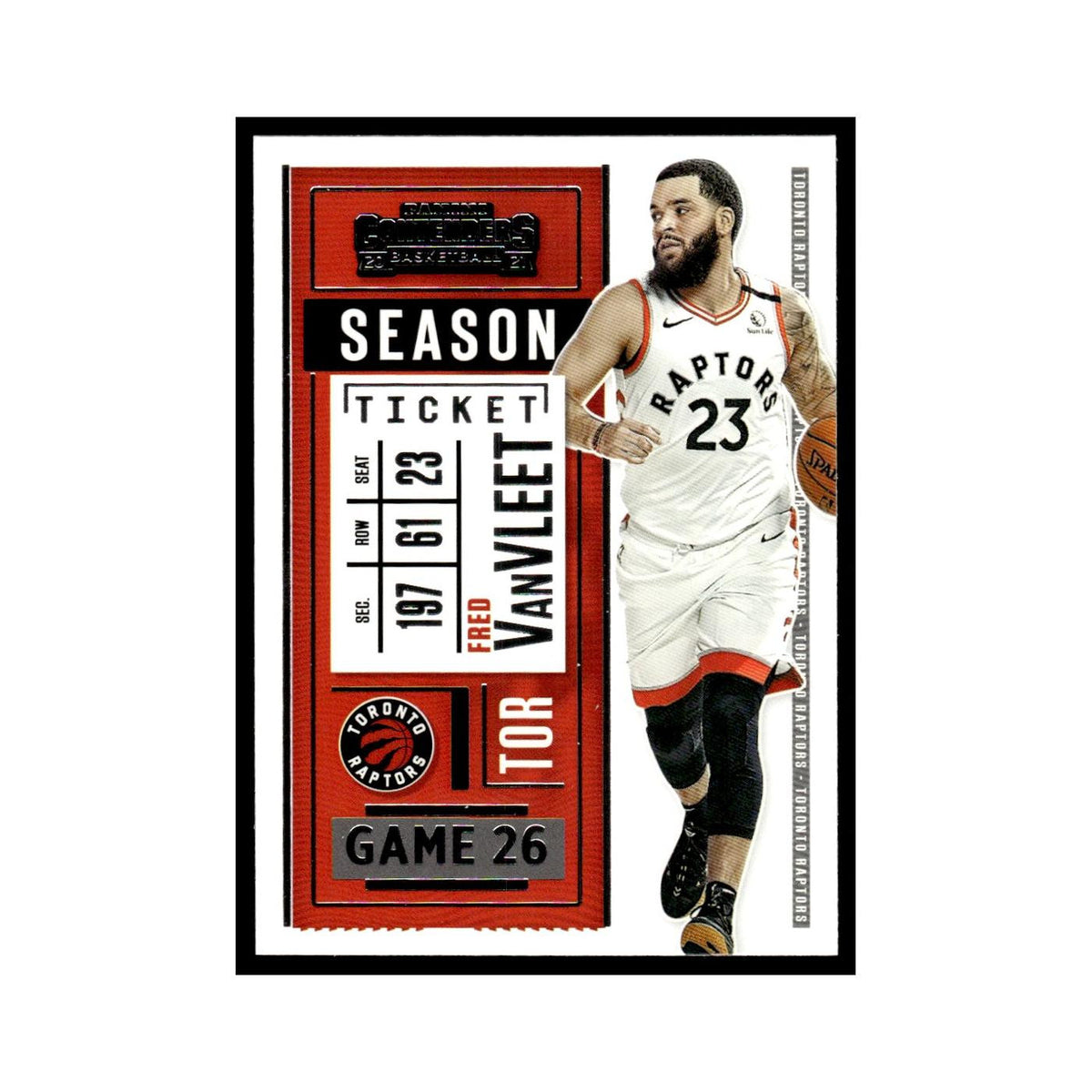Fred VanVleet 2020 Panini Contenders #90 Toronto Raptors Basketball Card NM