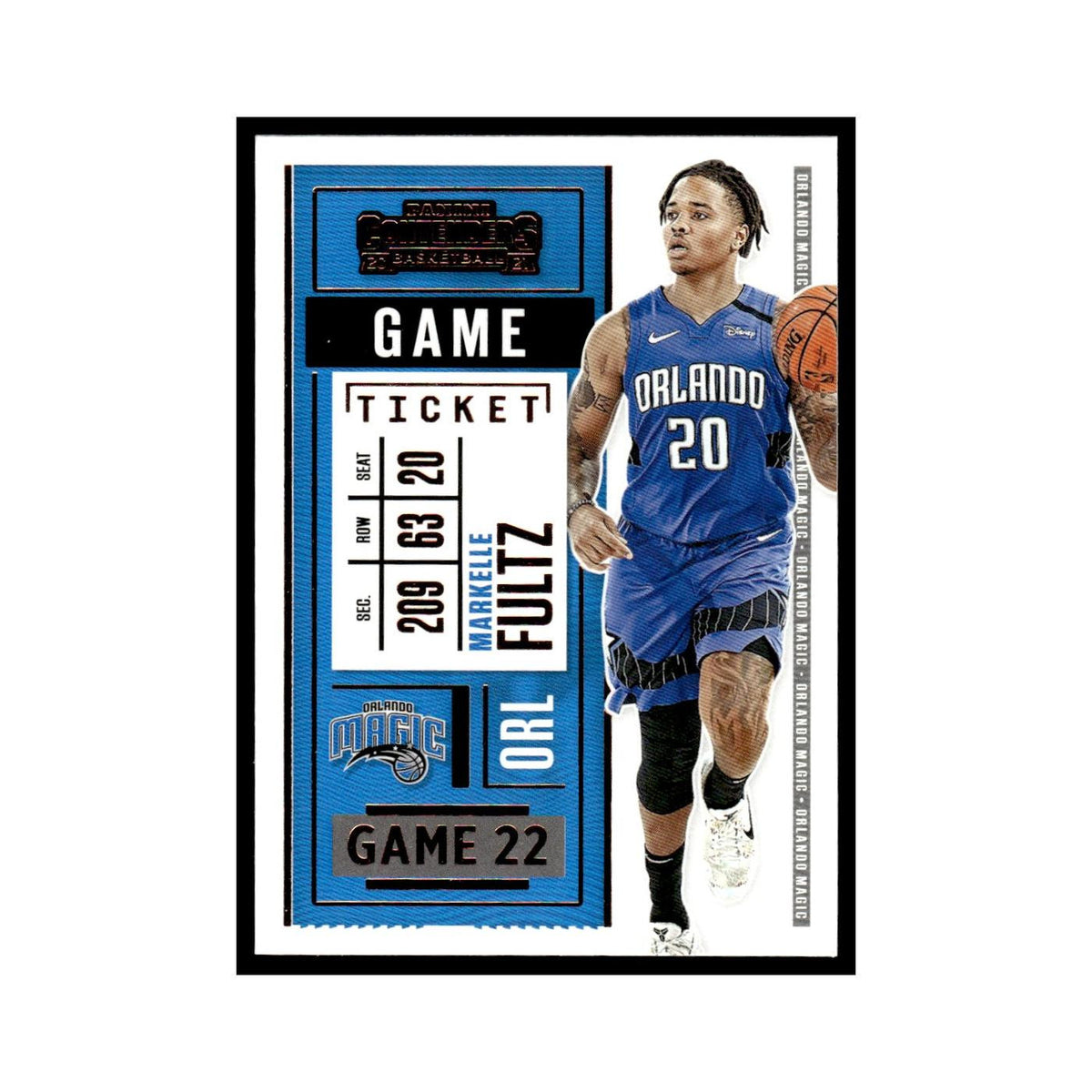 Markelle Fultz 2020 Panini Contenders #46 Orlando Magic Basketball Card NM